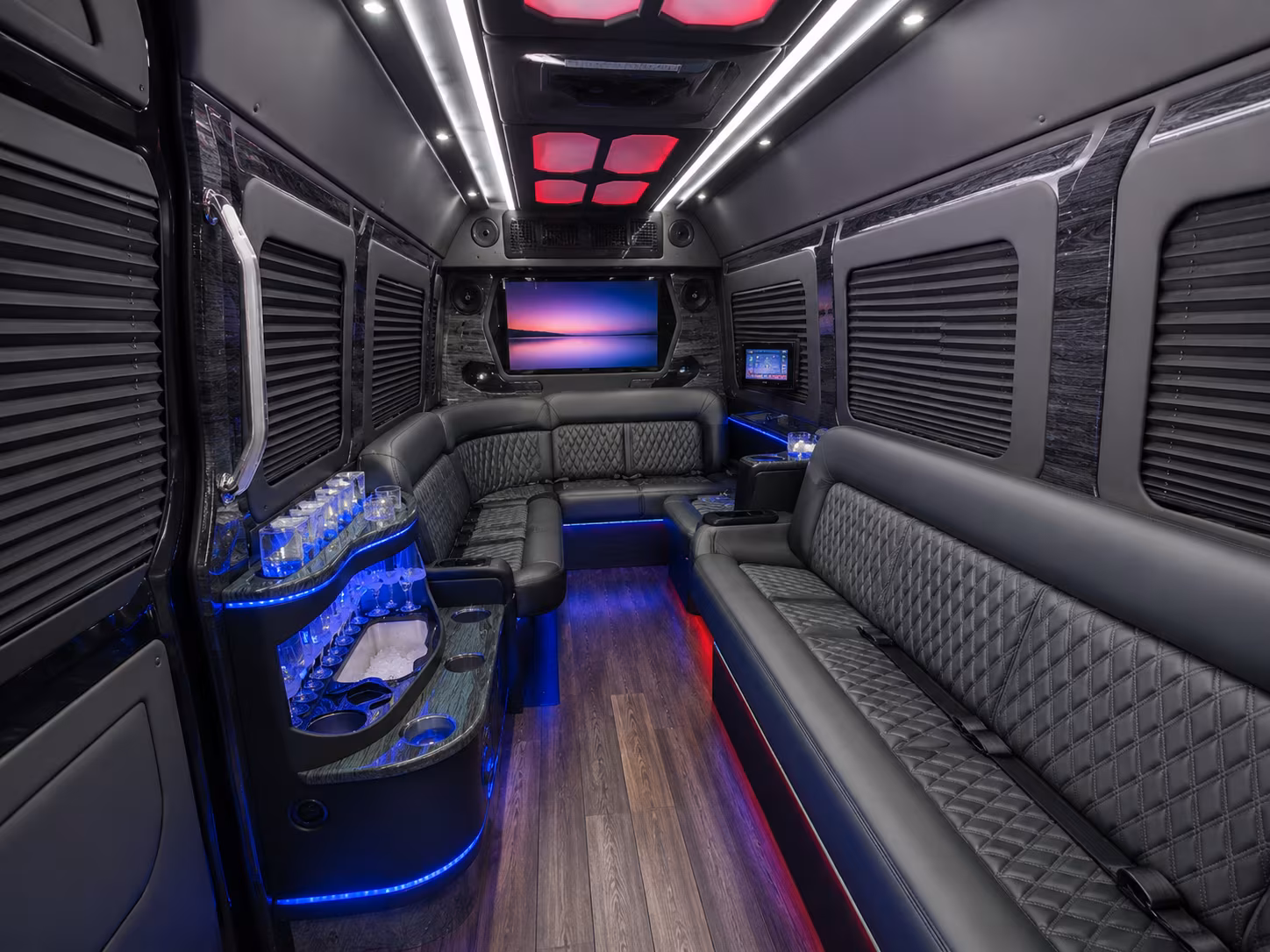 vallejo 40 passenger party bus interior