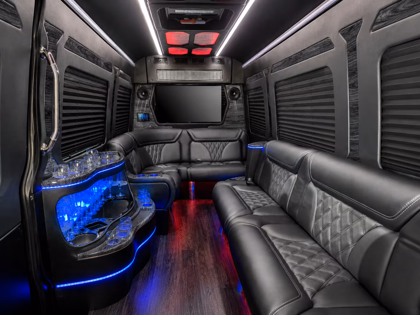 vallejo 50 passenger party bus interior