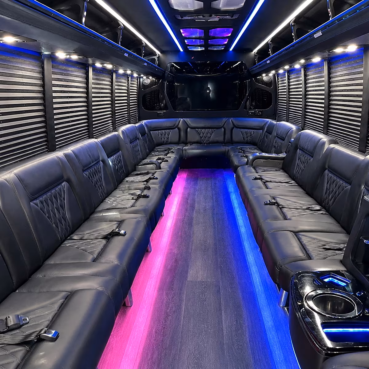 vallejo party bus rental interior
